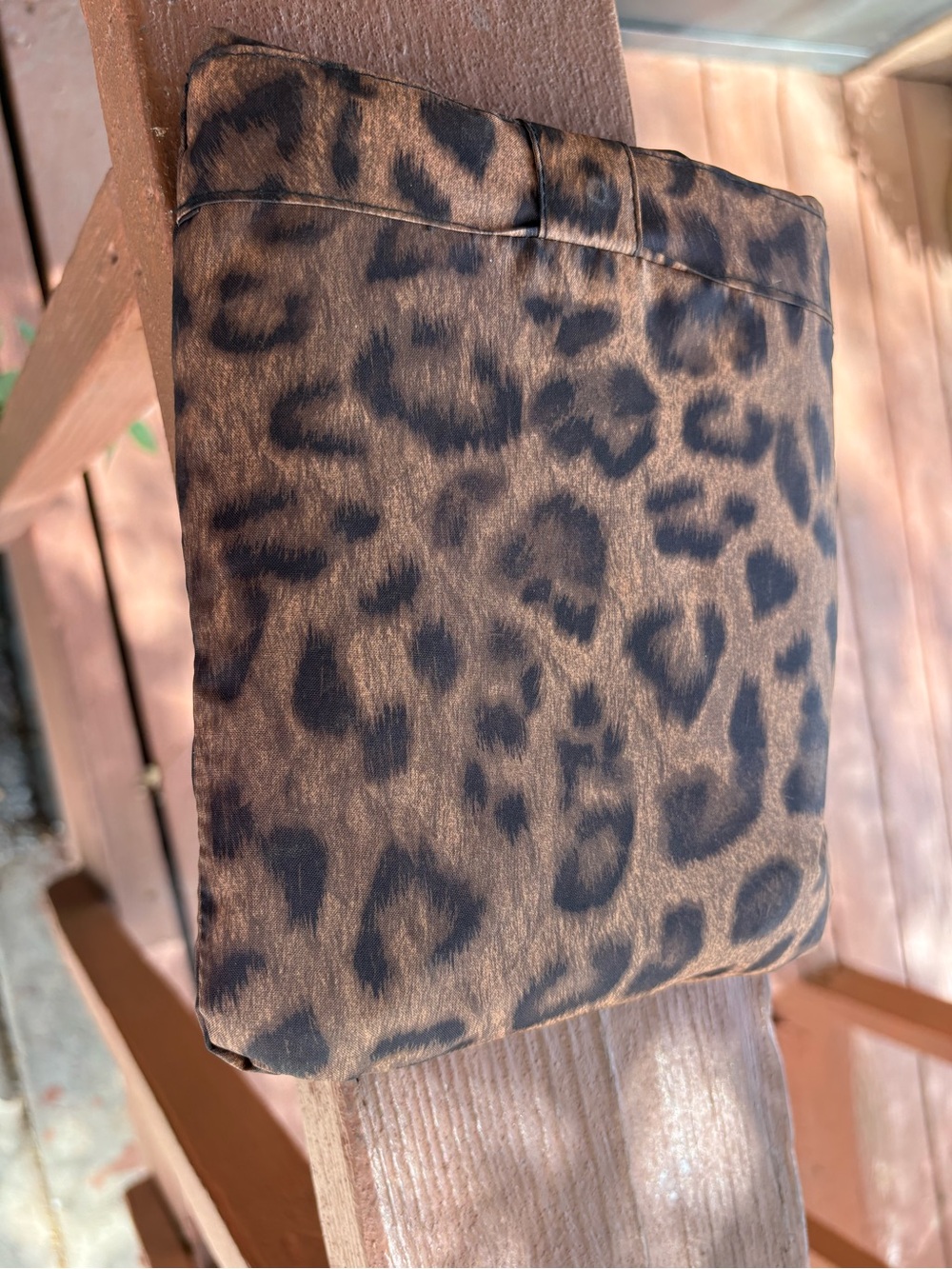 Chico- Leopard Print Women’s poncho - Brown